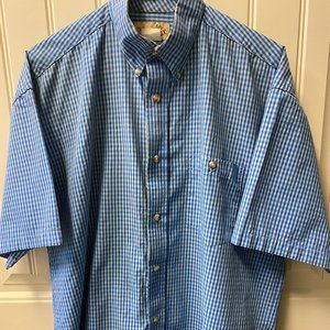 Wrangler 20X Blue Cowboy Casual Shirt